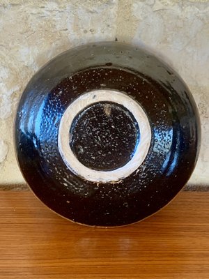 Mid-Century Glazed Bullseye Earthenware Bowl, California, USA, 1960s-OJT-1819434