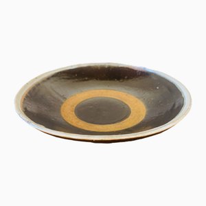 Mid-Century Glazed Bullseye Earthenware Bowl, California, USA, 1960s-OJT-1819434