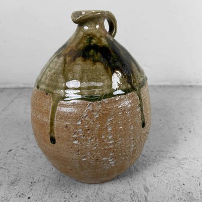 Mid-Century Glazed Ceramic Shigaraki Jug, Japan, 1960s-DWL-1786480