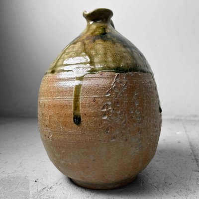 Mid-Century Glazed Ceramic Shigaraki Jug, Japan, 1960s-DWL-1786480