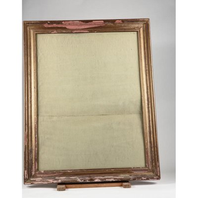 Mid-Century Golden Frame Mirror-RAQ-711943