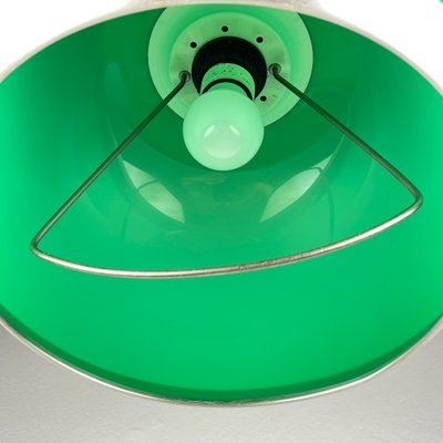 Mid-Century Green Plastic Pendant Lamp from Stilux Milano, 1972-WQC-2020136