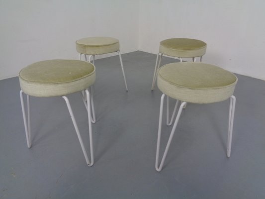 Mid-Century Hairpin Stools, 1960s, Set of 4-RDW-912654