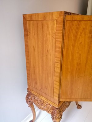 Mid-Century Handcrafted Elm Cabinet, Sweden, 1940s-UYK-806936