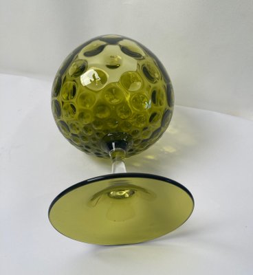 Mid-Century Handcrafted Murano Glass Vase in the Style of Ercole Barovier-TKI-950927