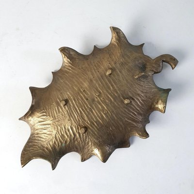 Mid-Century Handmade Holly Leaf Tray, Italy-FO-1259846