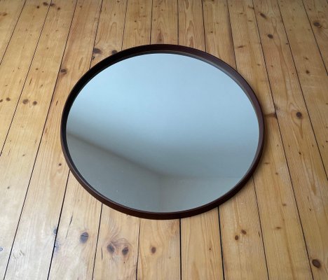 Mid-Century Handmade Teak Mirror-WSA-1123420