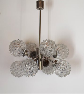 Mid-Century Hedgehog Glass Sputnik Hanging Lamp from Richard Essig, 1960s-VA-743349