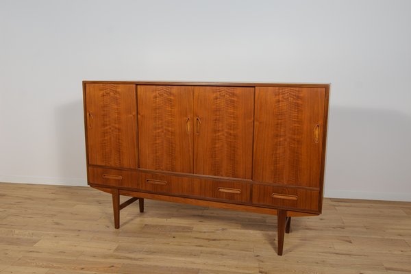 Mid-Century High Sideboard in Teak, 1960s-NIT-2034473