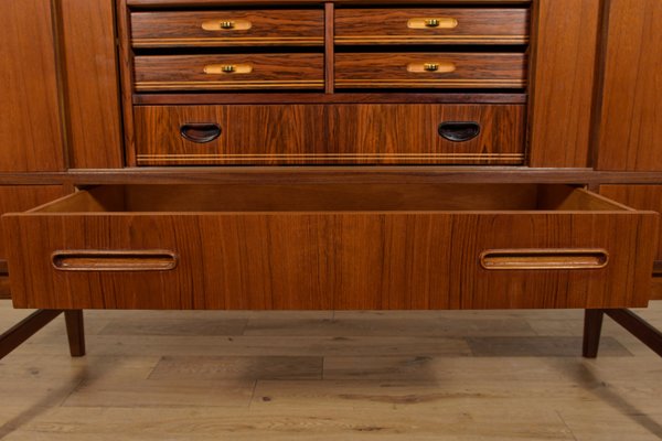 Mid-Century High Sideboard in Teak, 1960s-NIT-2034473