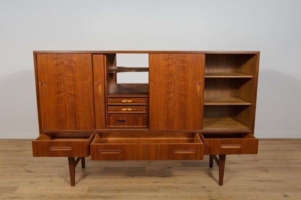 Mid-Century High Sideboard in Teak, 1960s-NIT-2034473