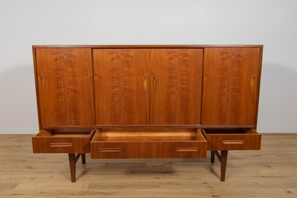 Mid-Century High Sideboard in Teak, 1960s-NIT-2034473