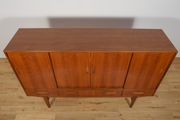 Mid-Century High Sideboard in Teak, 1960s-NIT-2034473