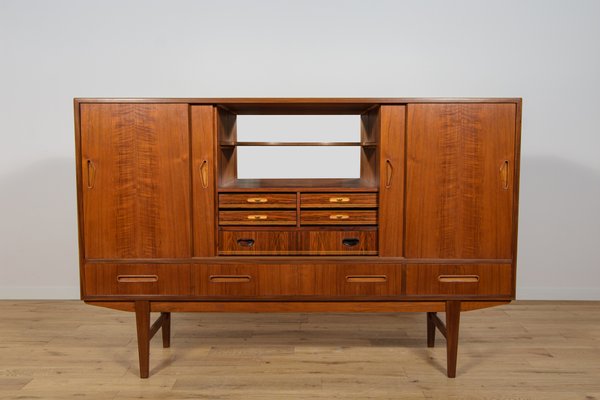 Mid-Century High Sideboard in Teak, 1960s-NIT-2034473