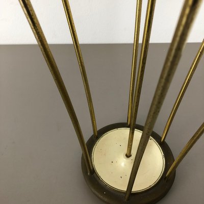 Mid-Century Hollywood Regency Brass Umbrella Stand, France, 1950s-QZ-1153789