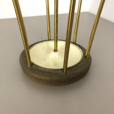 Mid-Century Hollywood Regency Brass Umbrella Stand, France, 1950s-QZ-1153789