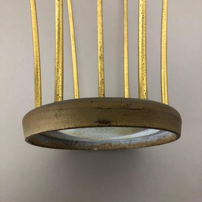 Mid-Century Hollywood Regency Brass Umbrella Stand, France, 1950s-QZ-1153789