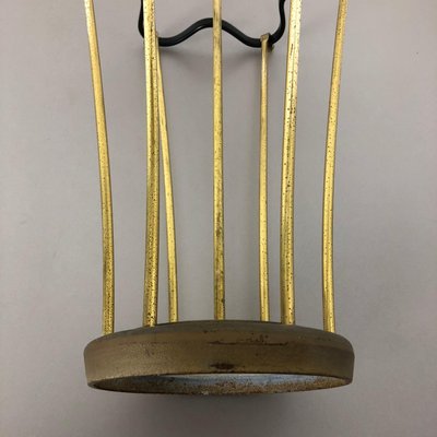 Mid-Century Hollywood Regency Brass Umbrella Stand, France, 1950s-QZ-1153789