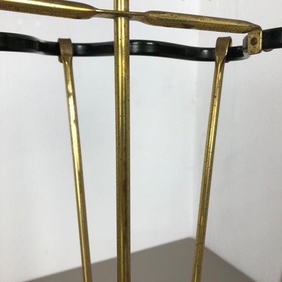 Mid-Century Hollywood Regency Brass Umbrella Stand, France, 1950s-QZ-1153789