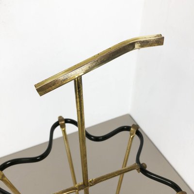 Mid-Century Hollywood Regency Brass Umbrella Stand, France, 1950s-QZ-1153789