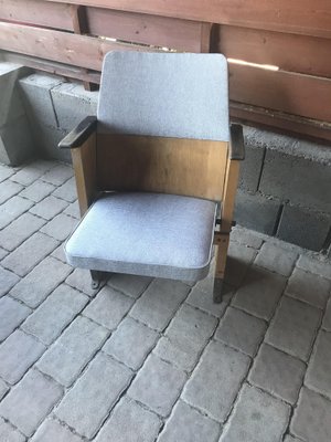 Mid-Century Hungarian 1-Seater Cinema Bench from Szék és Faárúgyár,, 1950s-OXJ-692165