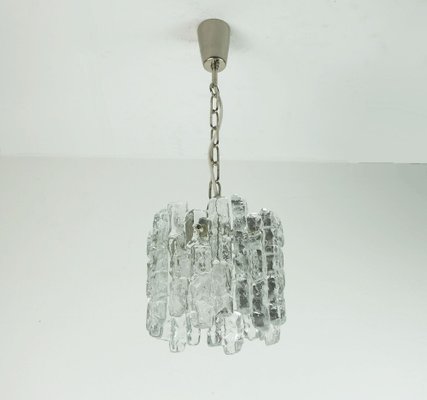 Mid-Century Ice Glass Pendant Light by J. T. Kalmar for Kalmar Franken KG, 1970s-FH-1803152