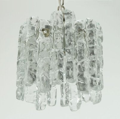 Mid-Century Ice Glass Pendant Light by J. T. Kalmar for Kalmar Franken KG, 1970s-FH-1803152