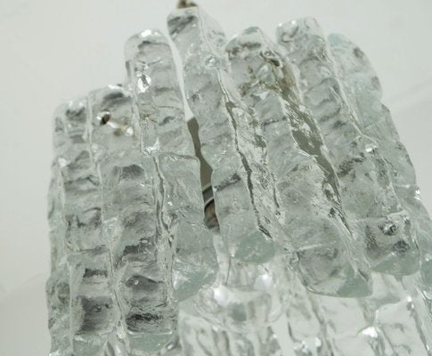 Mid-Century Ice Glass Pendant Light by J. T. Kalmar for Kalmar Franken KG, 1970s-FH-1803152