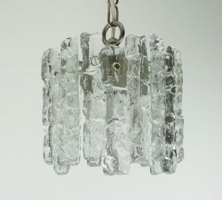 Mid-Century Ice Glass Pendant Light by J. T. Kalmar for Kalmar Franken KG, 1970s-FH-1803152