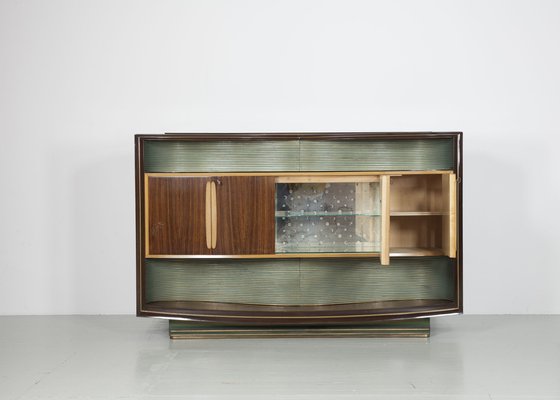 Mid-Century Illuminated Bar Cabinet by Vittorio Dassi, 1950s-AA-1703233