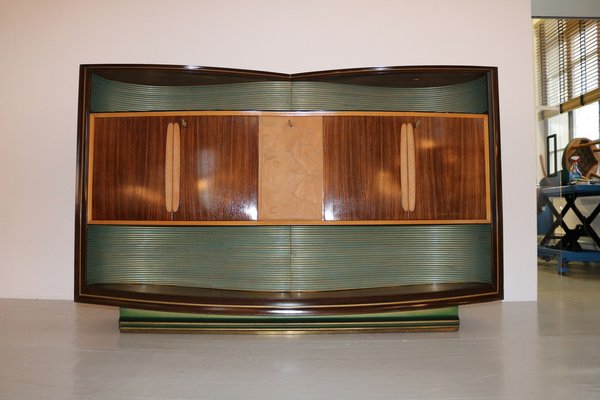 Mid-Century Illuminated Bar Cabinet by Vittorio Dassi, 1950s-AA-1703233