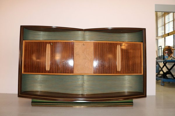 Mid-Century Illuminated Bar Cabinet by Vittorio Dassi, 1950s-AA-1703233