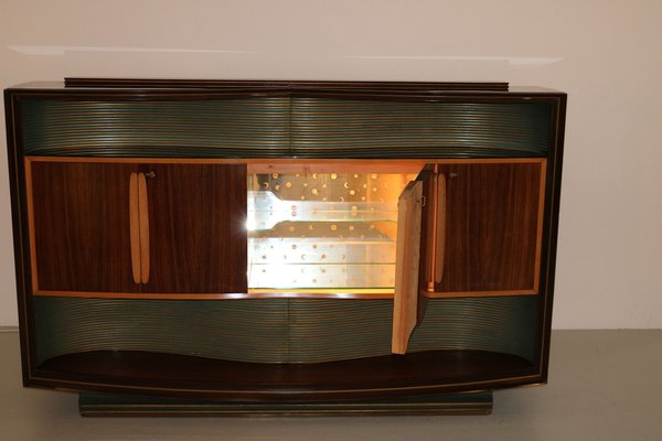 Mid-Century Illuminated Bar Cabinet by Vittorio Dassi, 1950s-AA-1703233