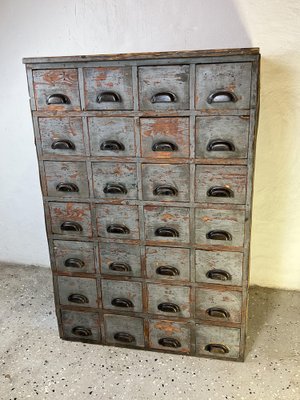 Mid-Century Industrial Brutalist Chest of Drawers-IJL-1788032