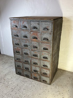 Mid-Century Industrial Brutalist Chest of Drawers-IJL-1788032