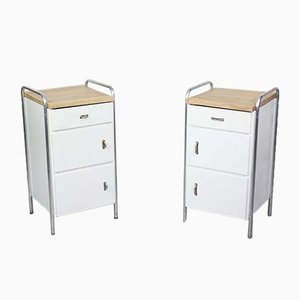 Mid-Century Industrial Cabinets, Set of 2-HGJ-724863