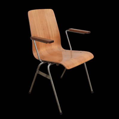 Mid-Century Industrial Dining Chair-GE-577130