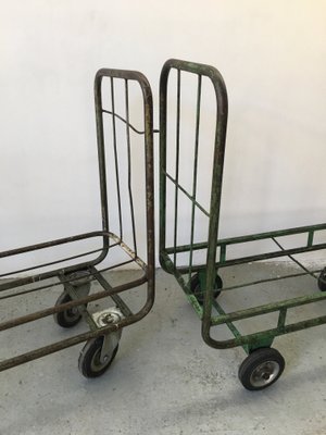 Mid-Century Industrial Style Trolleys, Set of 2-GGK-744113