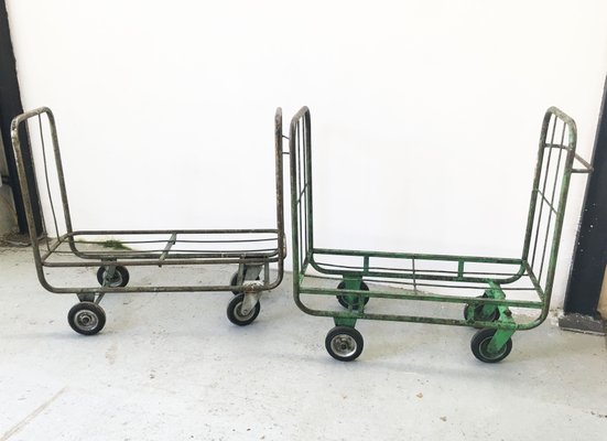 Mid-Century Industrial Style Trolleys, Set of 2-GGK-744113