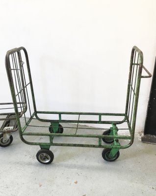 Mid-Century Industrial Style Trolleys, Set of 2-GGK-744113