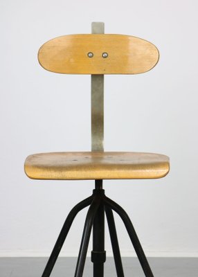 Mid-Century Industrial Swivel Chair, 1950s-HGJ-861963