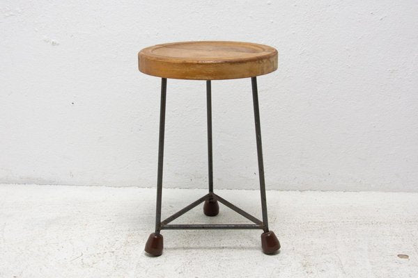 Mid-Century Industry Stool, Czechoslovakia, 1950s-HXT-1133349