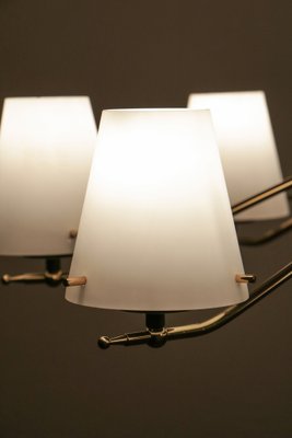 Mid-Century Italian 8-Light Chandelier attributed to Stilnovo, 1960s-MTX-1748830