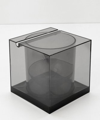 Mid-Century Italian Acrylic Cubic Ice Bucket by Renzo Cassetti for Di Cini & Nils, 1974-JDR-1125433