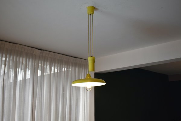 Mid-Century Italian Adjustable Pendant from Stilux, 1950s-GXL-1229408