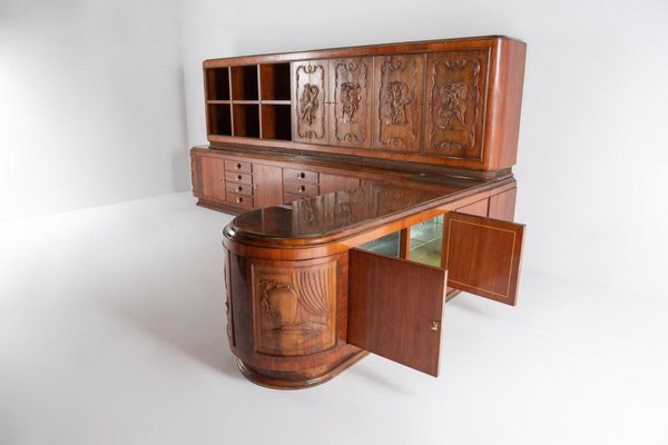 Mid-Century Italian Architectural Cabinet, 1950s-KMC-1151490