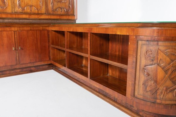 Mid-Century Italian Architectural Cabinet, 1950s-KMC-1151490