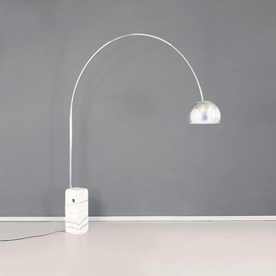 Mid-Century Italian Arco Floor Lamp by Castiglioni Brothers for Flos, 1962-GDD-1743386