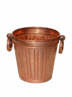 Mid-Century Italian Art Copper Wine Cooler by Egidio Casagrande, 1950s-KGD-936133