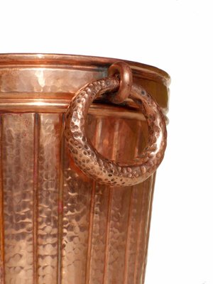 Mid-Century Italian Art Copper Wine Cooler by Egidio Casagrande, 1950s-KGD-936133